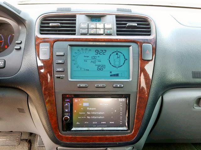 2HNYD18675H500398 - 2005 ACURA MDX TOURIN GRAY photo 9