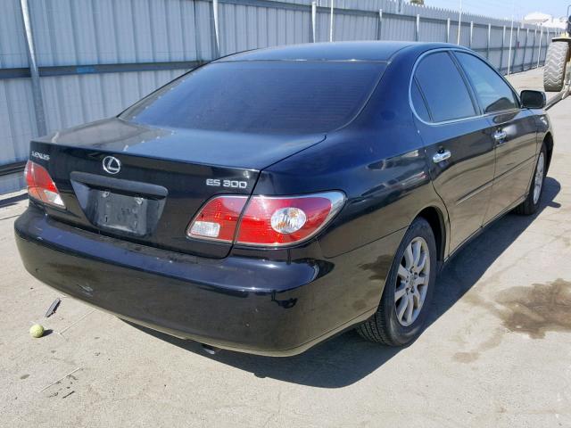 JTHBF30G125022034 - 2002 LEXUS ES 300 BLACK photo 4