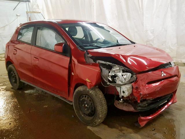 ML32A3HJ9FH003982 - 2015 MITSUBISHI MIRAGE DE RED photo 1