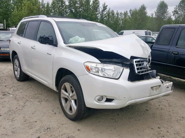 JTEES42A292126113 - 2009 TOYOTA HIGHLANDER WHITE photo 1