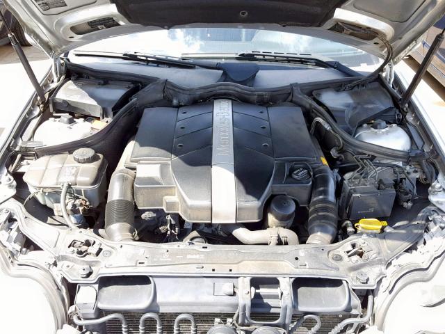 WDBRH81J84F494423 - 2004 MERCEDES-BENZ C 240 SPOR SILVER photo 7