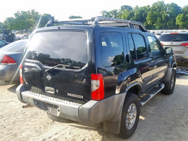 5N1ED28Y71C552266 - 2001 NISSAN XTERRA XE BLACK photo 4