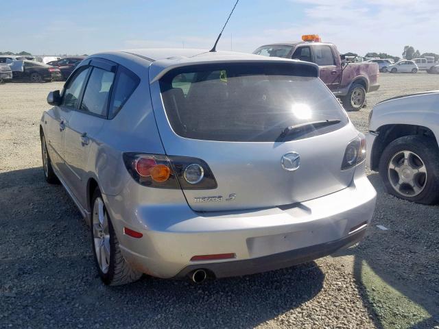 JM1BK143551288063 - 2005 MAZDA 3 HATCHBAC SILVER photo 3