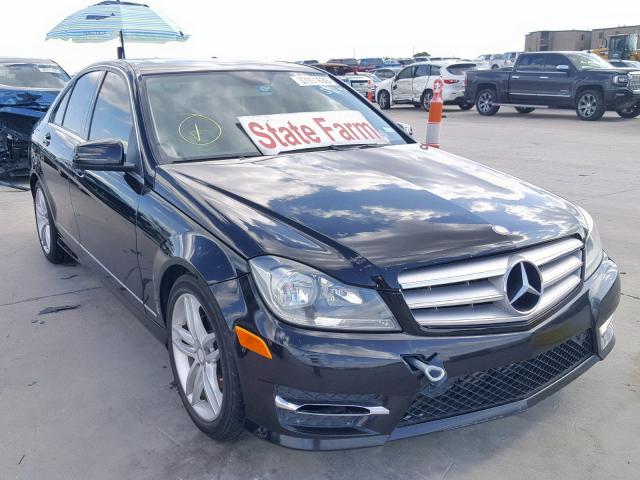 WDDGF4HB4DR248415 - 2013 MERCEDES-BENZ C 250 BLACK photo 1