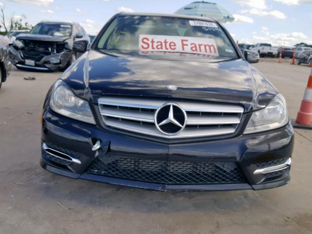 WDDGF4HB4DR248415 - 2013 MERCEDES-BENZ C 250 BLACK photo 9