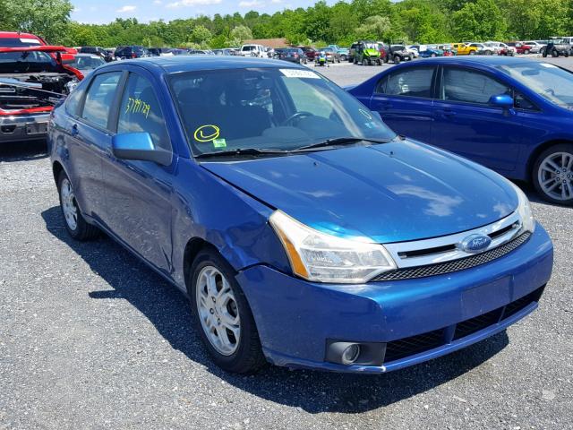 1FAHP36N49W203248 - 2009 FORD FOCUS SES BLUE photo 1