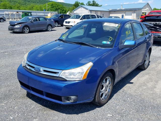 1FAHP36N49W203248 - 2009 FORD FOCUS SES BLUE photo 2