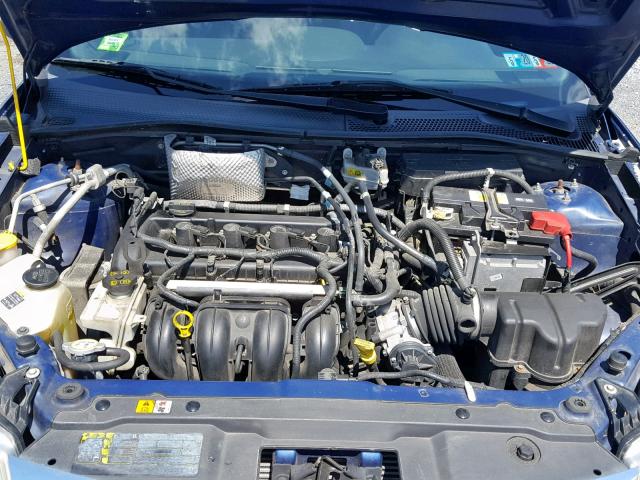 1FAHP36N49W203248 - 2009 FORD FOCUS SES BLUE photo 7