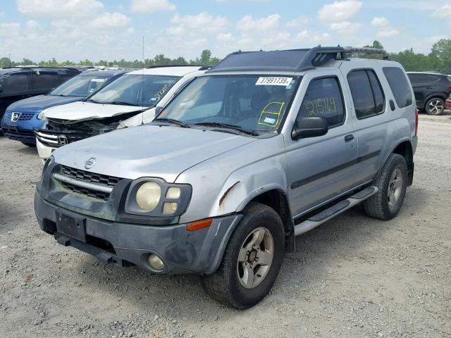 5N1ED28T74C608571 - 2004 NISSAN XTERRA XE SILVER photo 2