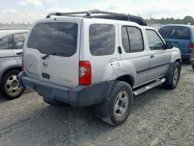 5N1ED28T74C608571 - 2004 NISSAN XTERRA XE SILVER photo 4