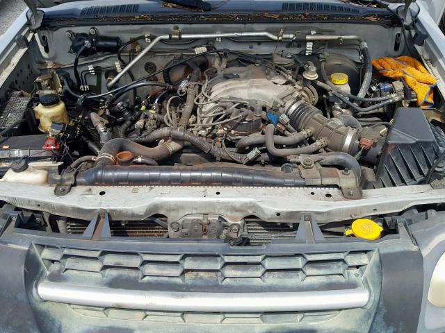 5N1ED28T74C608571 - 2004 NISSAN XTERRA XE SILVER photo 7