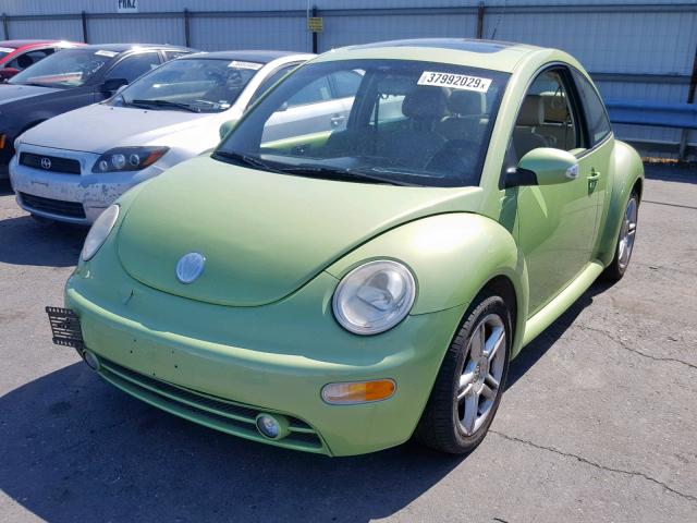 3VWCD31C75M411683 - 2005 VOLKSWAGEN NEW BEETLE Yaşıl foto 2
