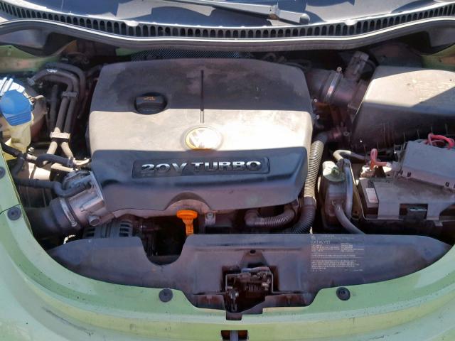 3VWCD31C75M411683 - 2005 VOLKSWAGEN NEW BEETLE Yaşıl foto 7