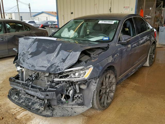 1VWDT7A30HC071703 - 2017 VOLKSWAGEN PASSAT R-L GRAY photo 2