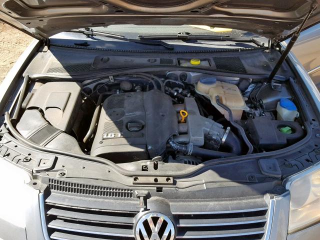 WVWAD63B95P029018 - 2005 VOLKSWAGEN PASSAT GLS GRAY photo 7