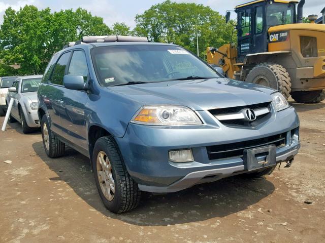 2HNYD18846H540246 - 2006 ACURA MDX TOURIN BLUE photo 1