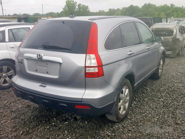 5J6RE48767L018670 - 2007 HONDA CR-V EXL BLUE photo 4