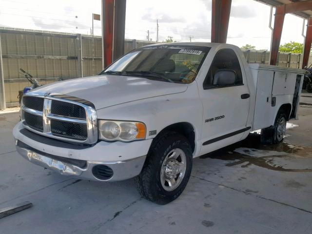 3D7KA26D34G205718 - 2004 DODGE RAM 2500 S თეთრი ფოტო 2