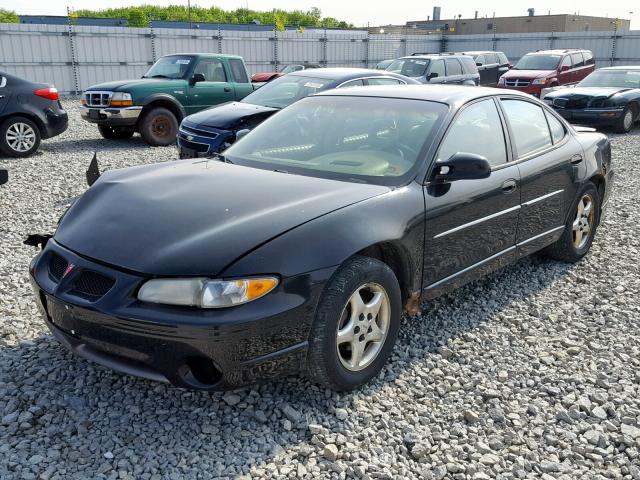 1G2WP5210WF330322 - 1998 PONTIAC GRAND PRIX BLACK photo 2