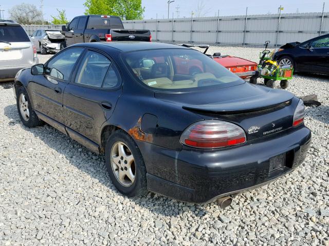 1G2WP5210WF330322 - 1998 PONTIAC GRAND PRIX BLACK photo 3