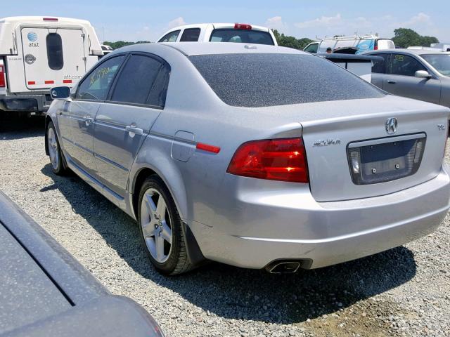 19UUA66236A072051 - 2006 ACURA 3.2TL SILVER photo 3