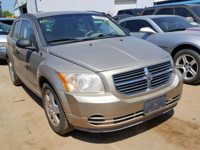 1B3HB48A39D212707 - 2009 DODGE CALIBER SX TAN photo 1