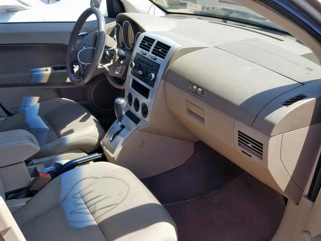 1B3HB48A39D212707 - 2009 DODGE CALIBER SX TAN photo 5