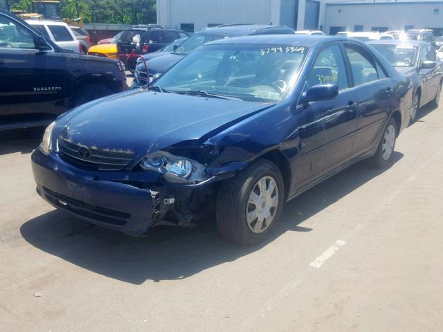 4T1BE32K53U217496 - 2003 TOYOTA CAMRY LE BLUE photo 2