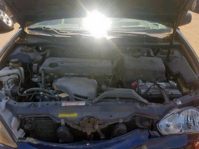 4T1BE32K53U217496 - 2003 TOYOTA CAMRY LE BLUE photo 7