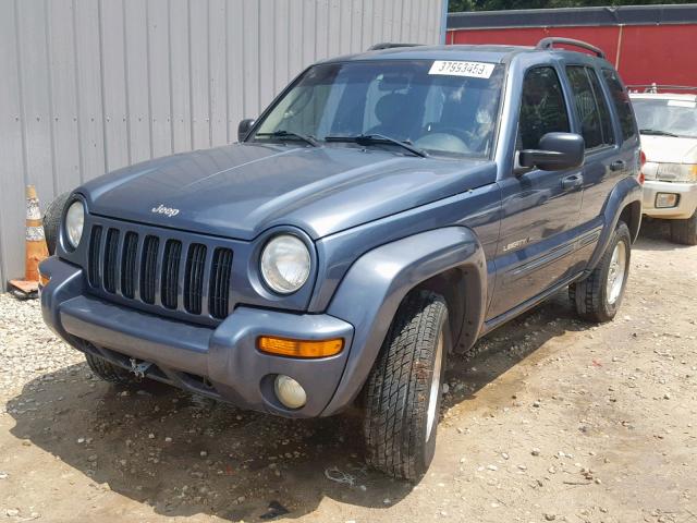 1J4GL58K42W223824 - 2002 JEEP LIBERTY LI GRAY photo 2