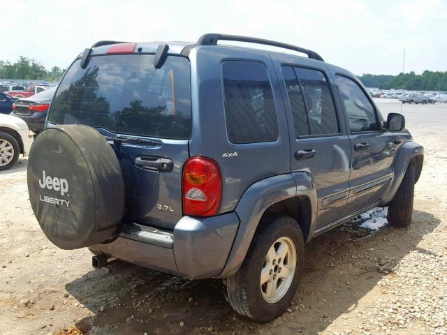 1J4GL58K42W223824 - 2002 JEEP LIBERTY LI GRAY photo 4