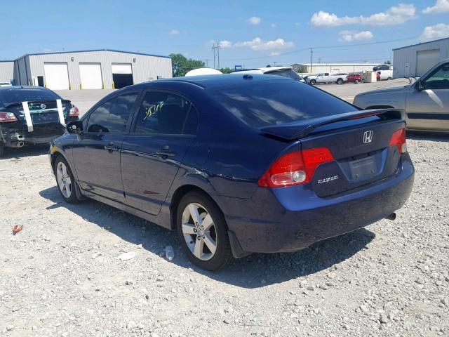 1HGFA16928L004226 - 2008 HONDA CIVIC EXL 蓝色 照片 3