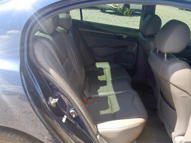1HGFA16928L004226 - 2008 HONDA CIVIC EXL 蓝色 照片 6