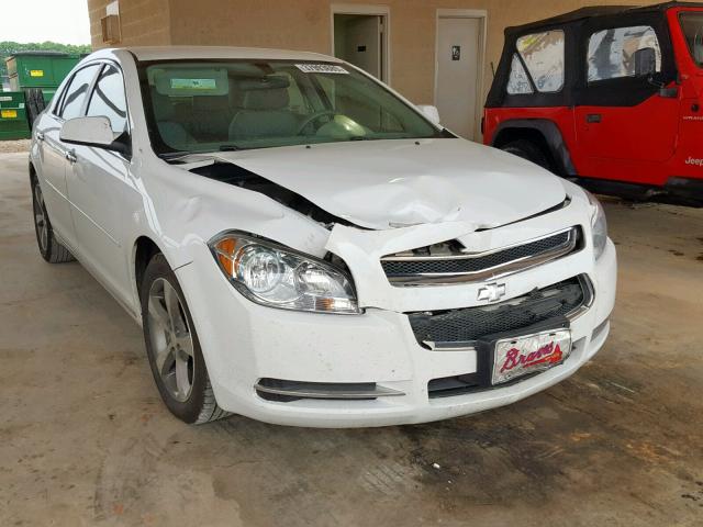 1G1ZC5E03CF296520 - 2012 CHEVROLET MALIBU 1LT WHITE photo 1