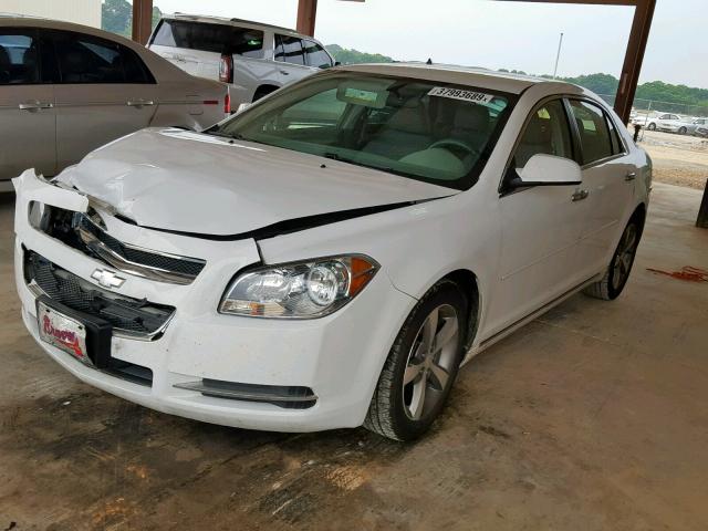 1G1ZC5E03CF296520 - 2012 CHEVROLET MALIBU 1LT WHITE photo 2