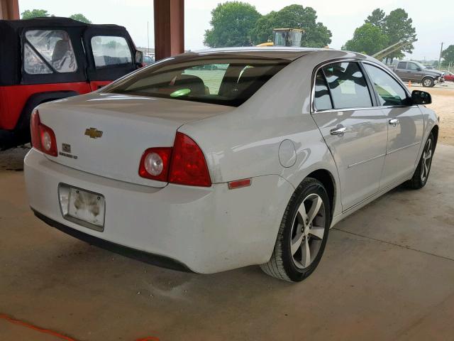 1G1ZC5E03CF296520 - 2012 CHEVROLET MALIBU 1LT WHITE photo 4
