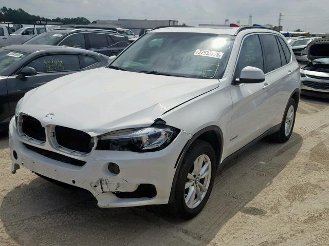 5UXKR2C56F0H39689 - 2015 BMW X5 SDRIVE3 WHITE photo 2