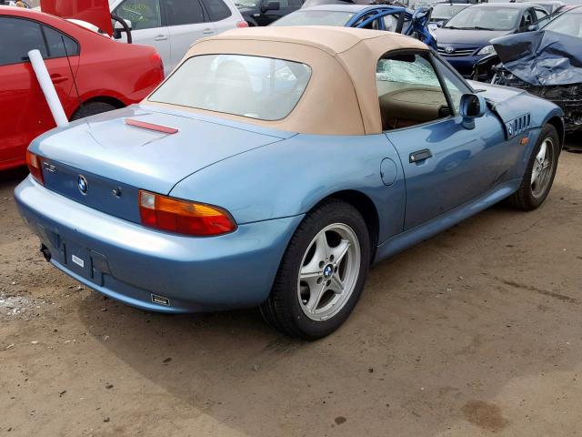 4USCH7324VLB80842 - 1997 BMW Z3 1.9 BLUE photo 4