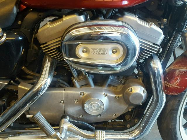 1HD4CR213CC412370 - 2012 HARLEY-DAVIDSON XL883 SUPE MAROON photo 7