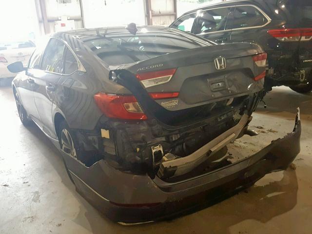 1HGCV1F56JA040345 - 2018 HONDA ACCORD EXL GRAY photo 3