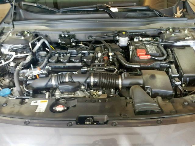 1HGCV1F56JA040345 - 2018 HONDA ACCORD EXL GRAY photo 7