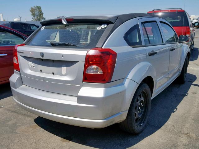 1B3HB28B77D511269 - 2007 DODGE CALIBER SILVER photo 4