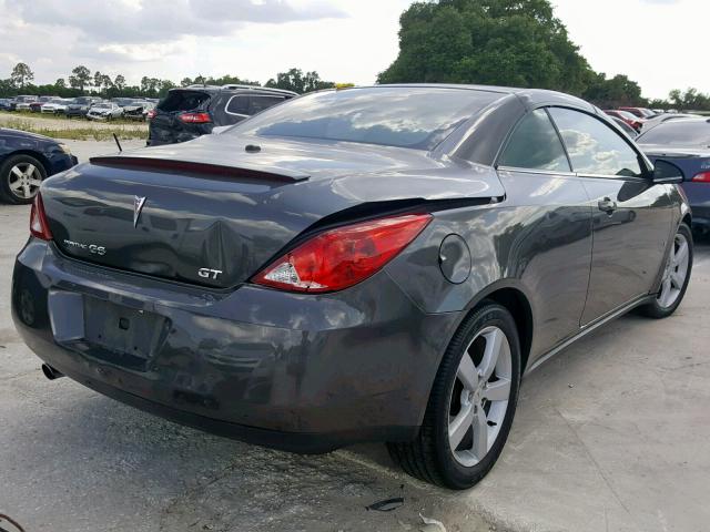 1G2ZH35NX74103276 - 2007 PONTIAC G6 GT GRAY photo 4