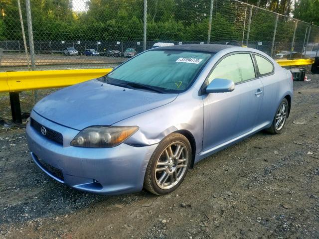 JTKDE3B77A0318450 - 2010 TOYOTA SCION TC ლურჯი ფოტო 2