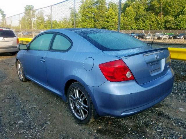 JTKDE3B77A0318450 - 2010 TOYOTA SCION TC ლურჯი ფოტო 3
