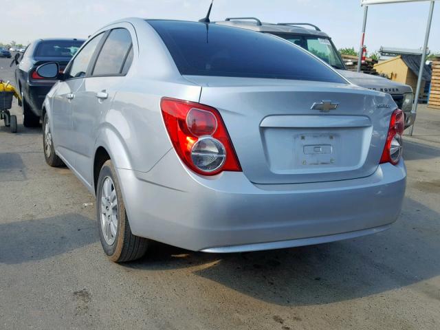 1G1JA5SH6C4219357 - 2012 CHEVROLET SONIC LS SILVER photo 3