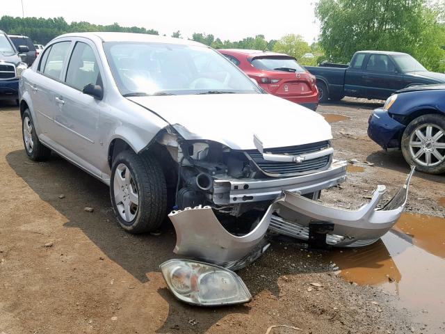 1G1AL58F487161528 - 2008 CHEVROLET COBALT LT SILVER photo 1