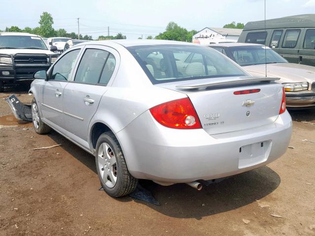 1G1AL58F487161528 - 2008 CHEVROLET COBALT LT SILVER photo 3