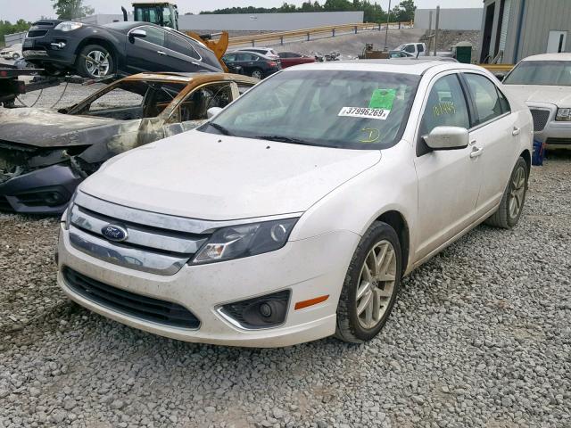 3FAHP0JA8CR179565 - 2012 FORD FUSION SEL WHITE photo 2