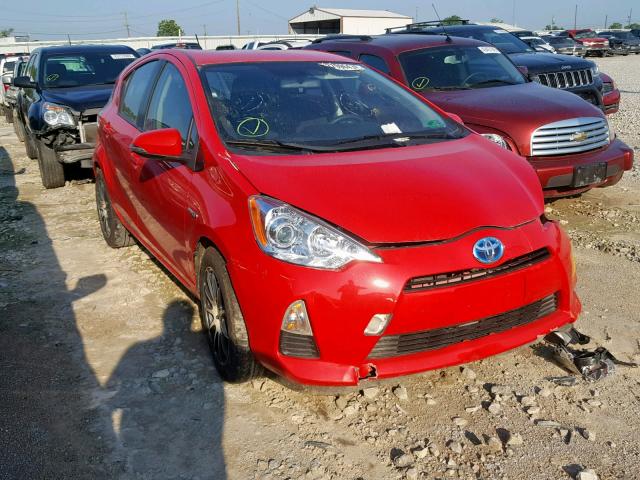 JTDKDTB35D1537226 - 2013 TOYOTA PRIUS C RED photo 1